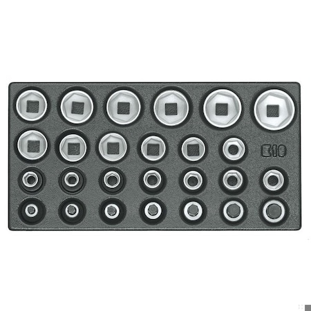 Gedore 1/2" Drive Hex Socket Set 1500 ES-19