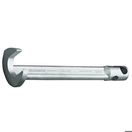 Gedore Metric Crowfoot Wrench, 19mm Open End, Chrome Plated 3114 19