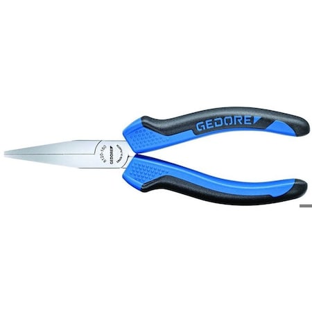 Gedore Flat Nose Pliers, 6-1/4", Material: Tempered steel 8120-160 JC