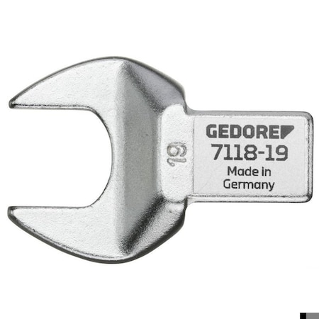 Gedore Torque Wrench Head, Open, 14x18, 18mm 7118-18