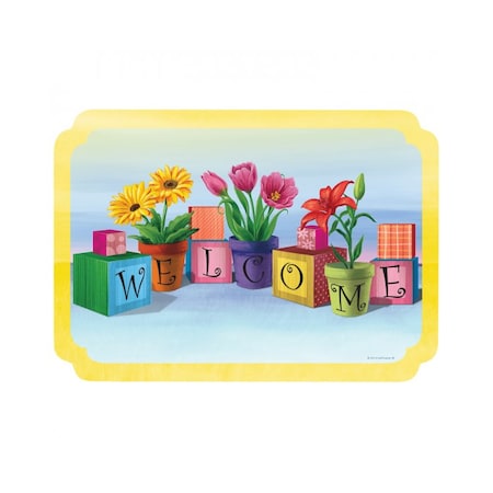 Hoffmaster 10" x 14" Welcome All Paper Placemats, PK1000 311113