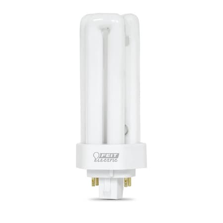 Feit Electric Light bulb, CFL, fluorescent, 18W, PK50 PLT18E/41/50