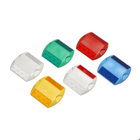 3M Raised Pavmnt Mrker 290 297-G, 2Way, PK100 7000055481