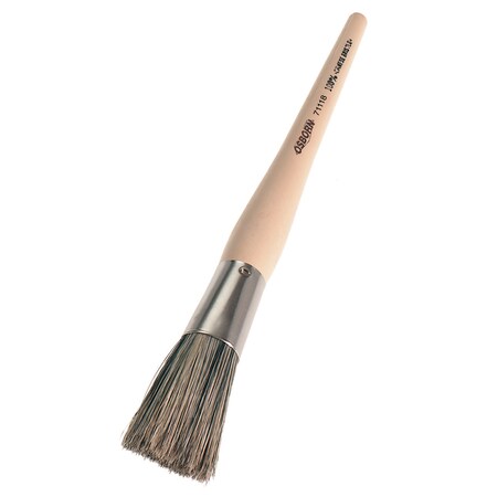 Osborn #12 Oval Sash Paint Brush, Gray China Bristle, Plastic Handle 0007112100