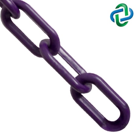 Mr. Chain Purple Plastic Chain 1"(#4, 25 mm)x100 10023-100