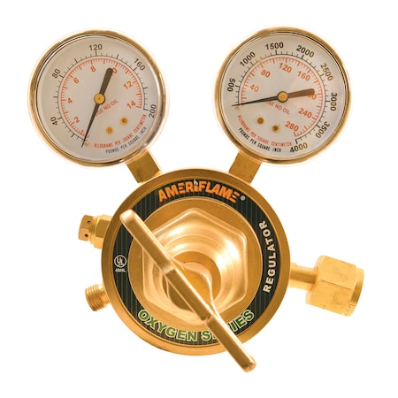 Ameriflame Ultra Heavy Duty Oxy Regulator, CGA540 R450-540