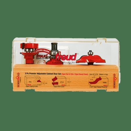 Freud Piece Premier Adjustable Cabinet Bit Set 97-276
