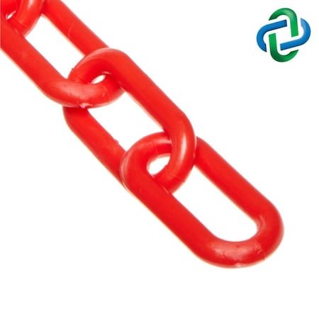 MR. CHAIN Red Plastic Chain 1"(#4, 25 mm)x100 ft. 10005-100