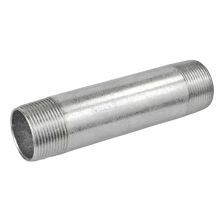 Garvin Long 1-1/2" Galvanized Rigid Conduit Pipe Nipple, 5" RN150500