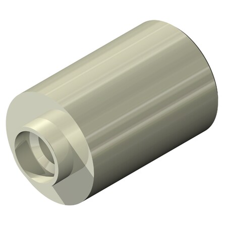 Lyn-Tron Swage Spacer 0.375 RD x 0.25 L x 0.14 ID, 0.234 x 0.075 Shank, AL AA6312A-0.250-00