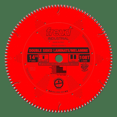 Freud Double Sided Laminate/Melamine Blade, 14 LU97R014