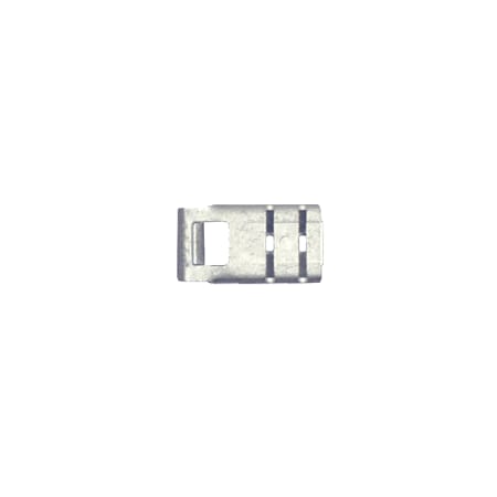 Quickcable Flag Terminal, 1/4 in Stud Size, 12 AWG, Bare Insulated, Bare, 25 PK 166165-025