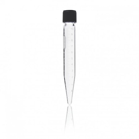 Kimble Chase Conical Centrifuge Tube, 10mL, Clear, PK12 45200-10
