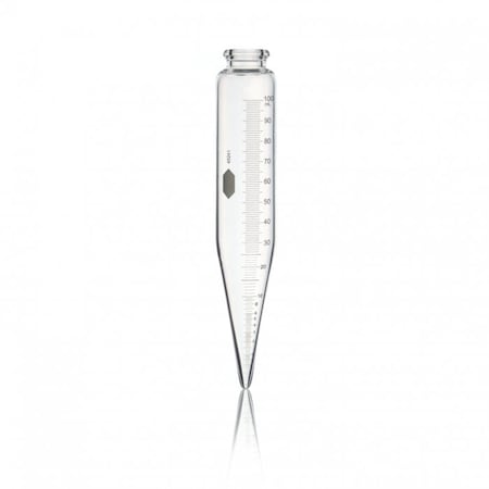 Kimble Chase Conical Test Centrifuge Tube, 100mL, PK12 45241-100