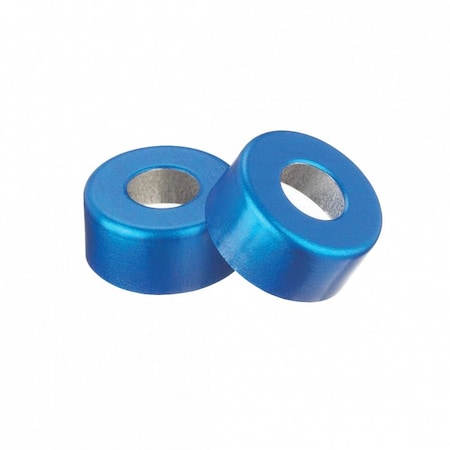 Wheaton Blue Unlined Open Top Aluminum C, PK1000 224177-05