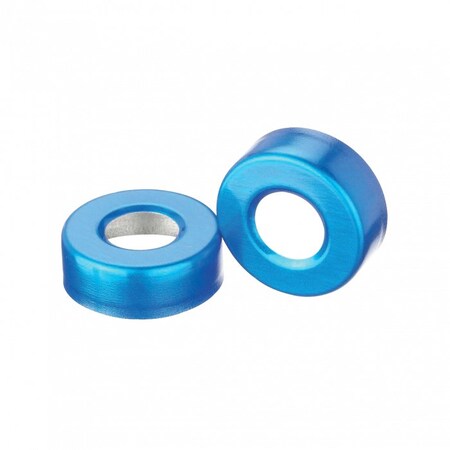 Wheaton Blue Unlined Open Top Aluminum C, PK1000 224178-05