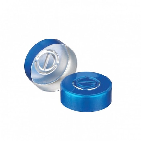 Wheaton Unlined Aluminum Seals W/Center D, PK100 224183-05