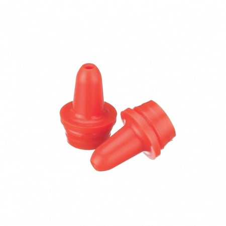 Wheaton Dropper Tips, 15mm, Orange, PK 100 242423
