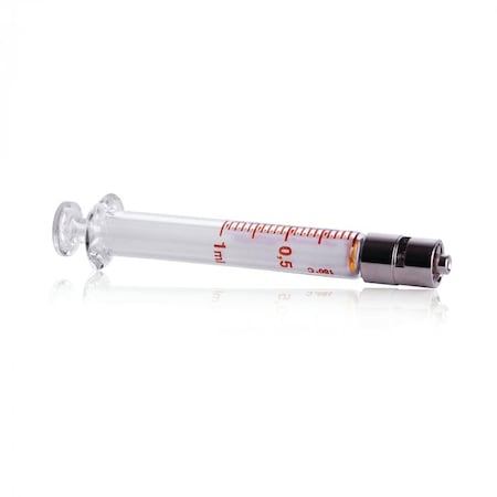 Wheaton Syringe, Luer Lock Metal, 1mL, PK3 W851008