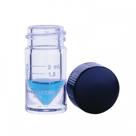 Wheaton Vial, Clear, 2mL, Neck Size 20-400, PK12 W986272NG