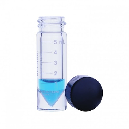 Wheaton Vial, Clear, 5mL, Neck Size 20-400, PK12 W986279NG