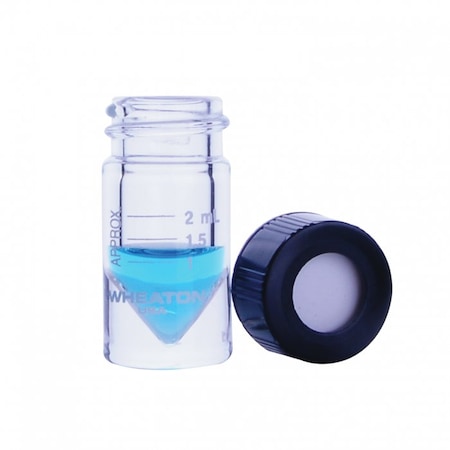 Wheaton Vial, Clear, 2mL, Neck Size 20-400, PK12 W986298NG
