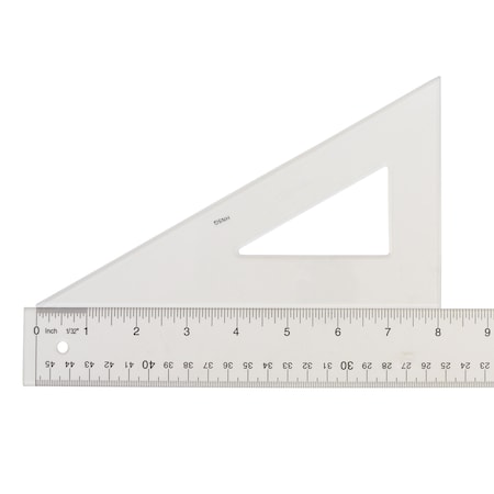 Westcott Triangles, 8" Styrene Triangle - 30/60 S390-8