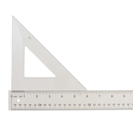 Westcott Triangles, 6" Styrene Triangle -45/90 S450-6