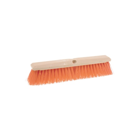 Osborn PRO Floor Broom, Plastic Block, 18" 0008126400
