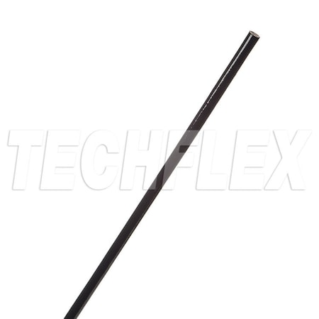 Techflex Braided Cable Sleeve, Fiberglass, Black SFAG.18BK