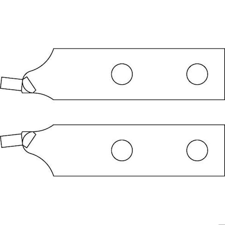 Gedore Spare Tips, 2, Angled, D 3.2mm E-8000 A 41 EL