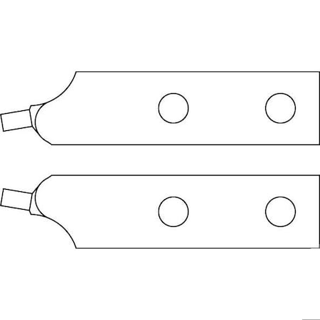 Gedore Spare Tips, 2, Angled, D 3.2mm E-8000 J 41 EL