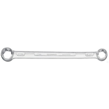 Gedore Flat Ring Wrench, E14xE TX 4 E14XE18