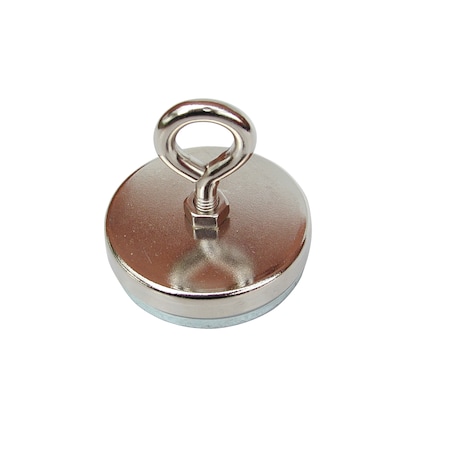 Eclipse Magnetics Neodymium Pot Magnetic with Loop, Pull Force:91kg/200lb E691