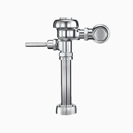 Sloan Manual Flush Valve, 1.6 gpf gpf, Polished Chrome, 1 in, 1 1/2 in Spud Coupling 3780000
