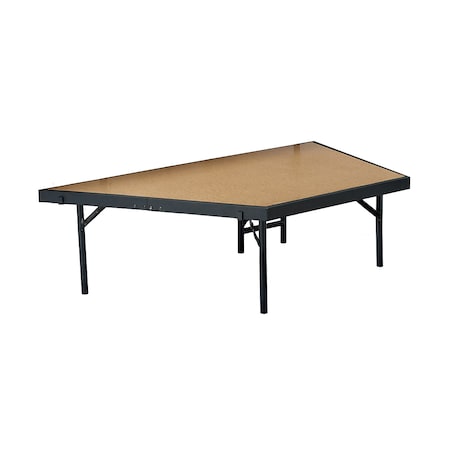 National Public Seating Stage Pie Compatible with a 3 Ft. x 8 Ft. x 16" Stage, Hardboard Floor SP3616HB