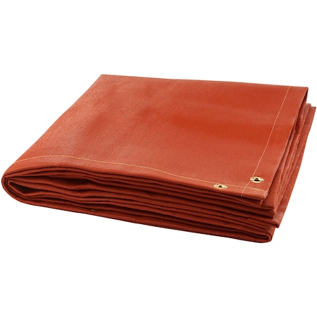 Steiner Welding Blanket, 6 ft L, 6 ft W, Red 379-6X6