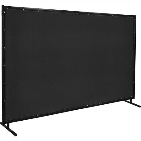 Steiner Welding Screens, Vinyl-Laminated Polyester, 10 ft W., 6 ft H., 13 oz, Black 536HD-6X10