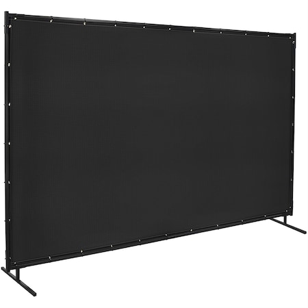 Steiner Welding Screens, Vinyl-Laminated Polyester, 10 ft W., 6 ft H., 13 oz, Black 536-6X10
