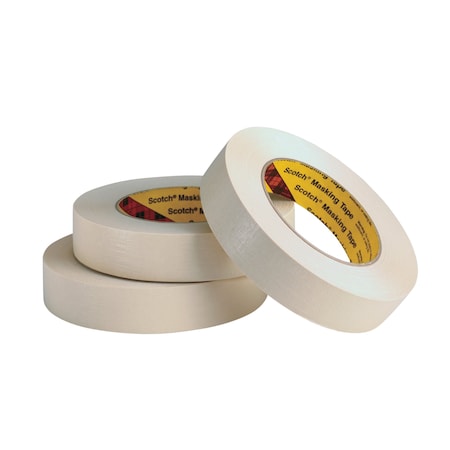 3M Masking Tape, 1-1/4 in W x 60 yd. L, 7.6 mil Thick, 32 PK 231/231A