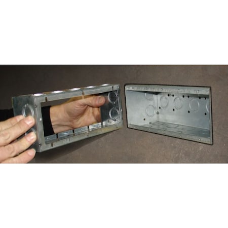 Southwire Electrical Box Extension Ring, Zinc Plated Steel, Masonry Box ...