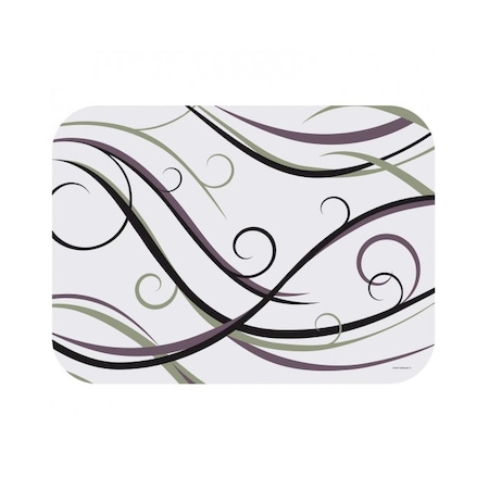 Hoffmaster 13" x 17" Swirl Paper Traymats, PK1000 427303