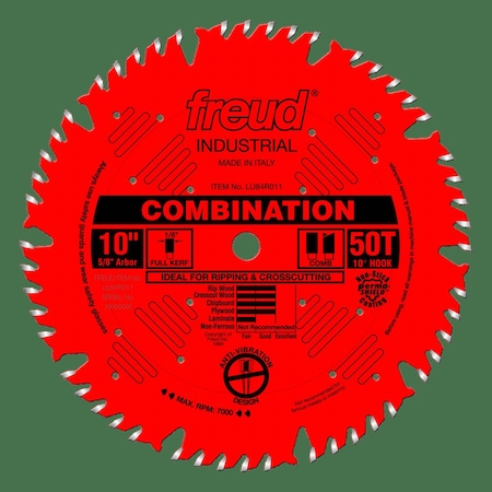 Freud Circular Saw Blade, Carbide, Dia 10 in LU84R011