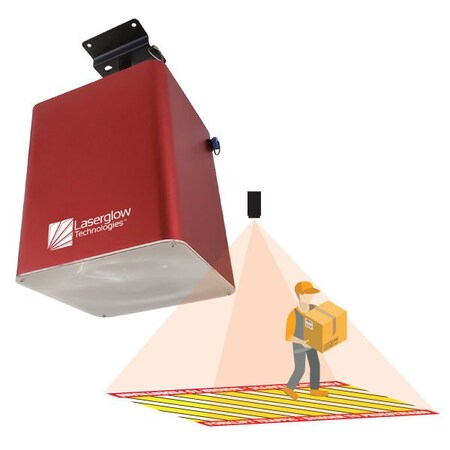 Visual Workplace Digital LED Walkway, 300W w/Extra Wide L 66-3127-300X-102