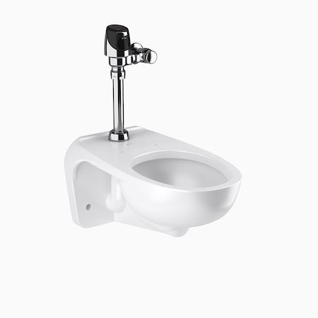 Sloan WETS2450.1201 ST2059  SOLIS 8111- 1.28, 1.28 gpf, Flushometer, Wall Mount, Elongated, White 24501201