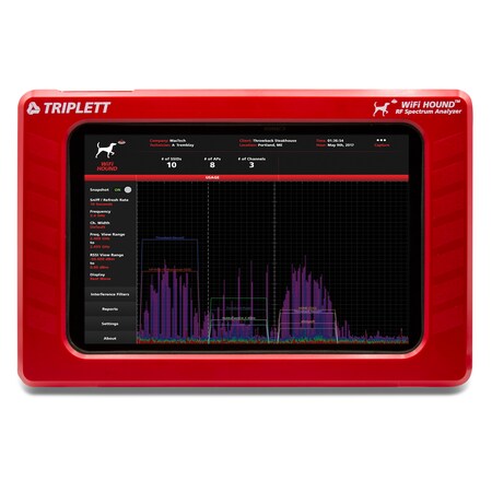 Triplett Portable RF Spectrum Analyzer, LCD, USB WFHOUND