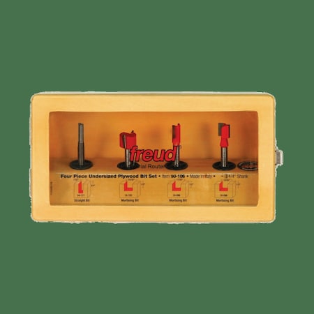 Freud Piece Undersized Plywood Bit Set (1/4" S 90-106