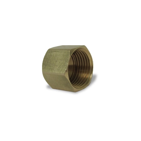 Velvac Cap Nut, Sae 45 deg. Flare, For 1/2" 014217