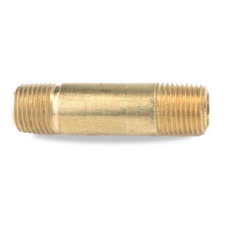 Velvac Pipe Nipple, 3/8" Pipe x2.50" 016045
