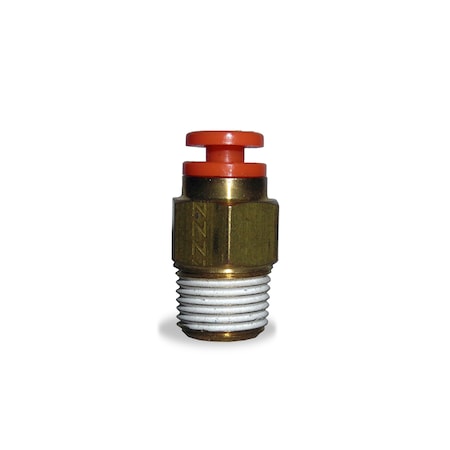 Velvac Push-Lock, Male Connector, 1/2"x1/4" 016184